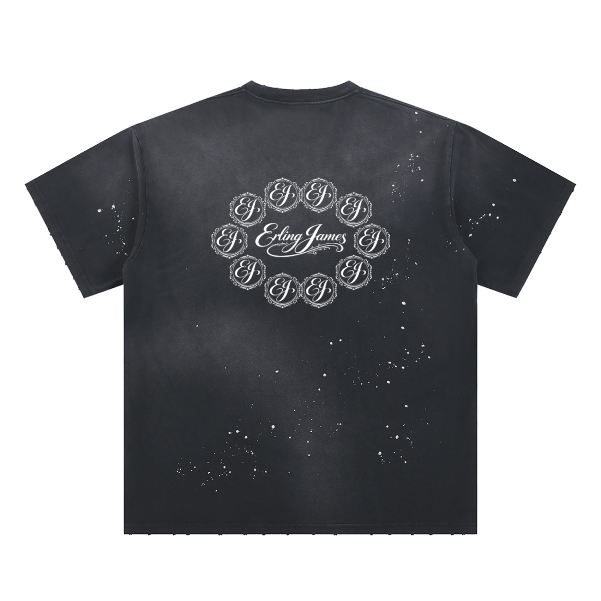 Erling James Charcoal Sunfade Tee