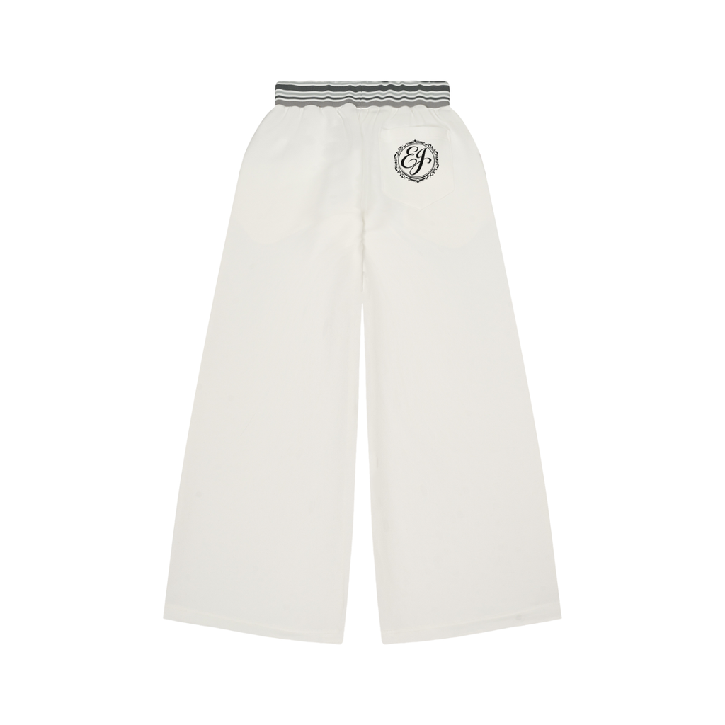 Erling James Striped Waist Wide Leg Pants