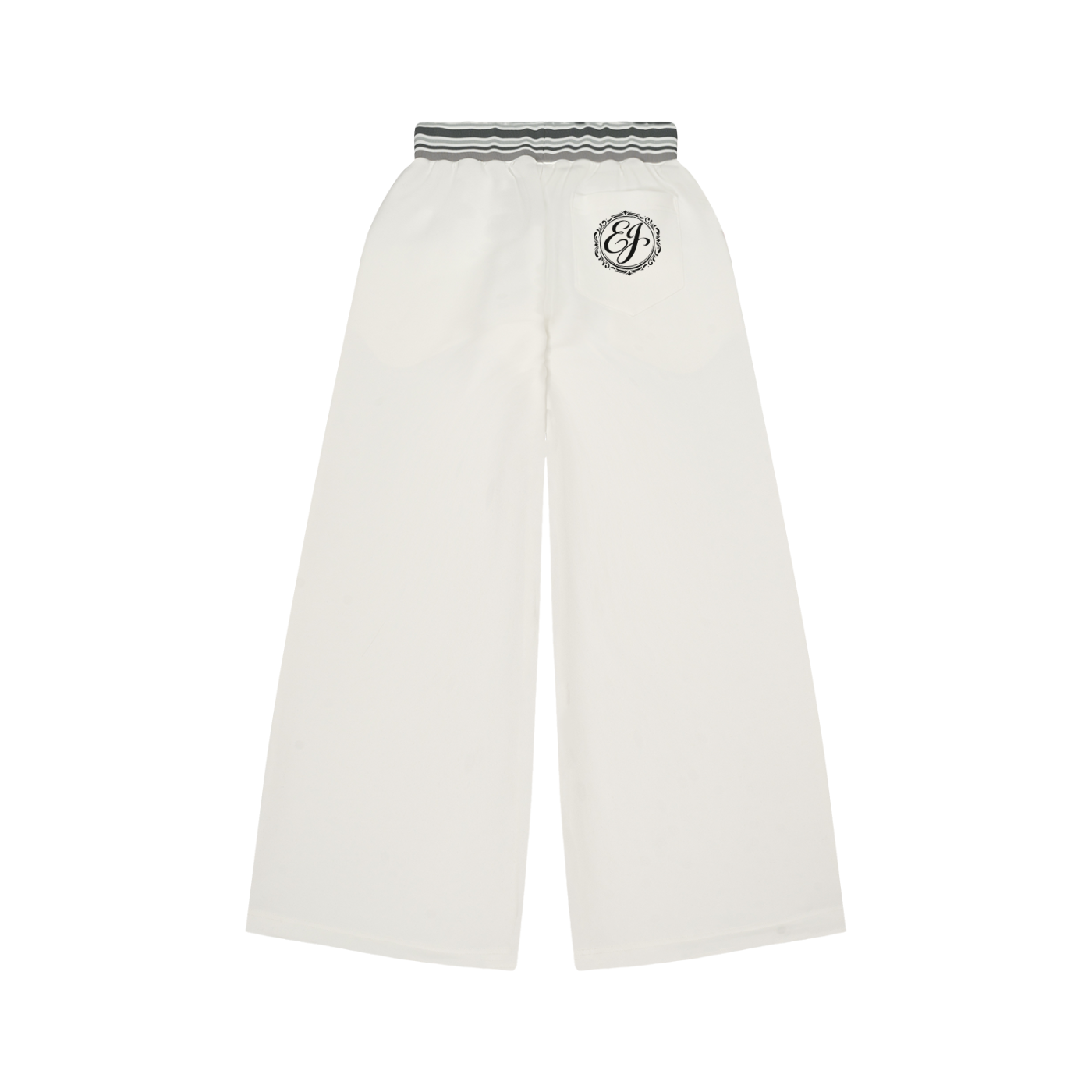 Erling James Striped Waist Wide Leg Pants