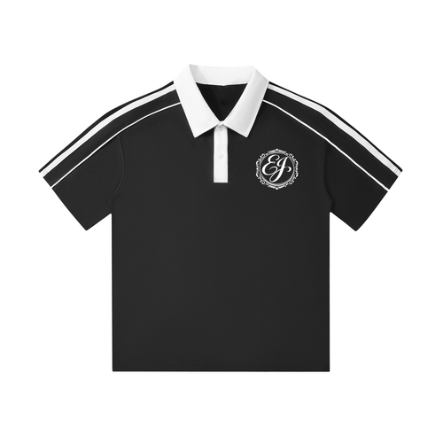 streetwear,polo shirt,contrast collar,short sleeve polo,modern streetwear,premium streetwear,casual wear,relaxed fit,minimal style,polo