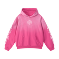 Erling James Pink Sunfade Hoodie